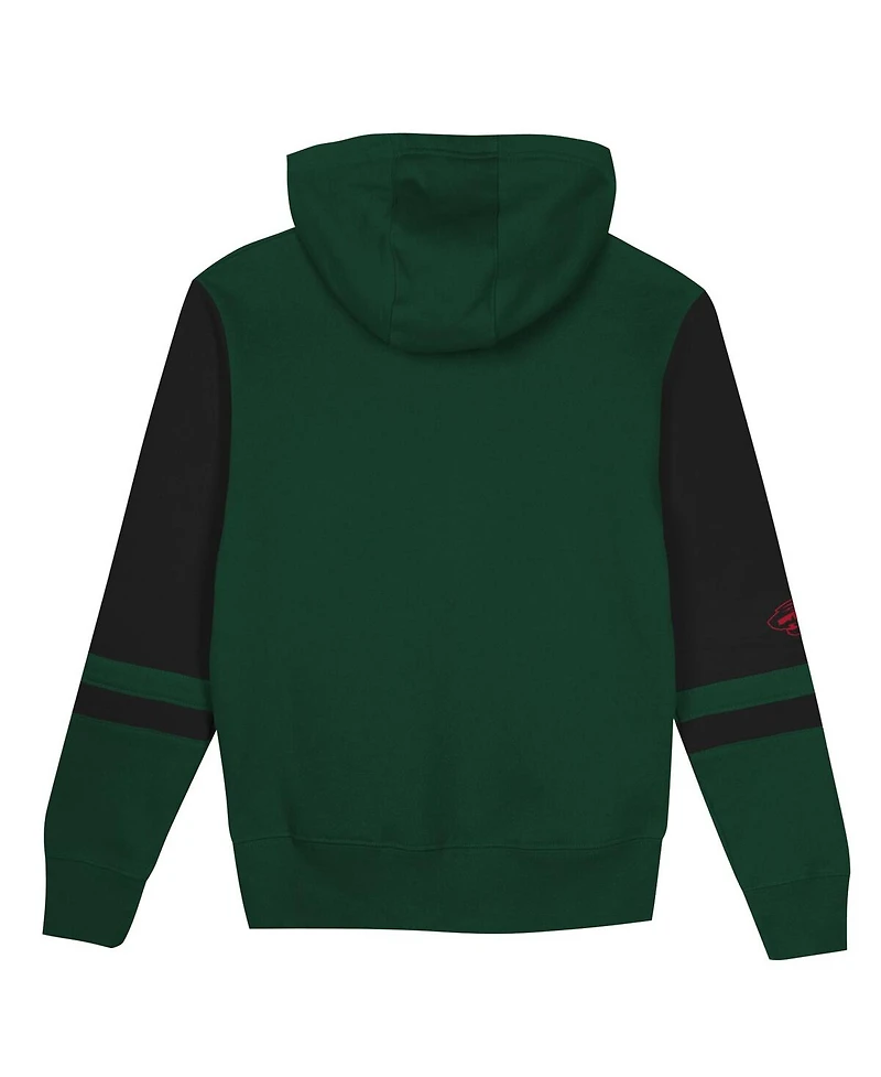 Outerstuff Preschool Green Minnesota Wild Face Off Full-Zip Hoodie