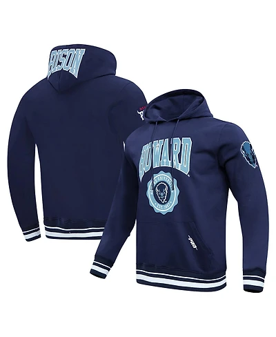 Pro Standard Men's Navy Howard Bison Crest Pullover Hoodie