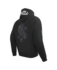 Pro Standard Men's Black Seattle Kraken Paint the City Pullover Hoodie