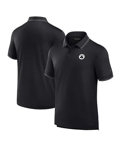 Fanatics Men's Black Boston Celtics Front Office Polo Shirt