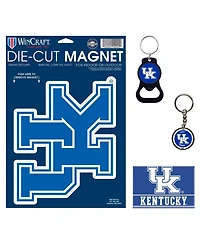 Wincraft Kentucky Wildcats Key Rings and Magnets, Set of 4