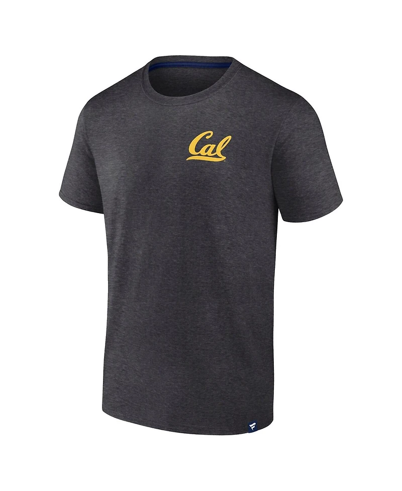 Fanatics Men's Heather Charcoal Cal Bears Iconic T-Shirt