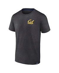 Fanatics Men's Heather Charcoal Cal Bears Iconic T-Shirt