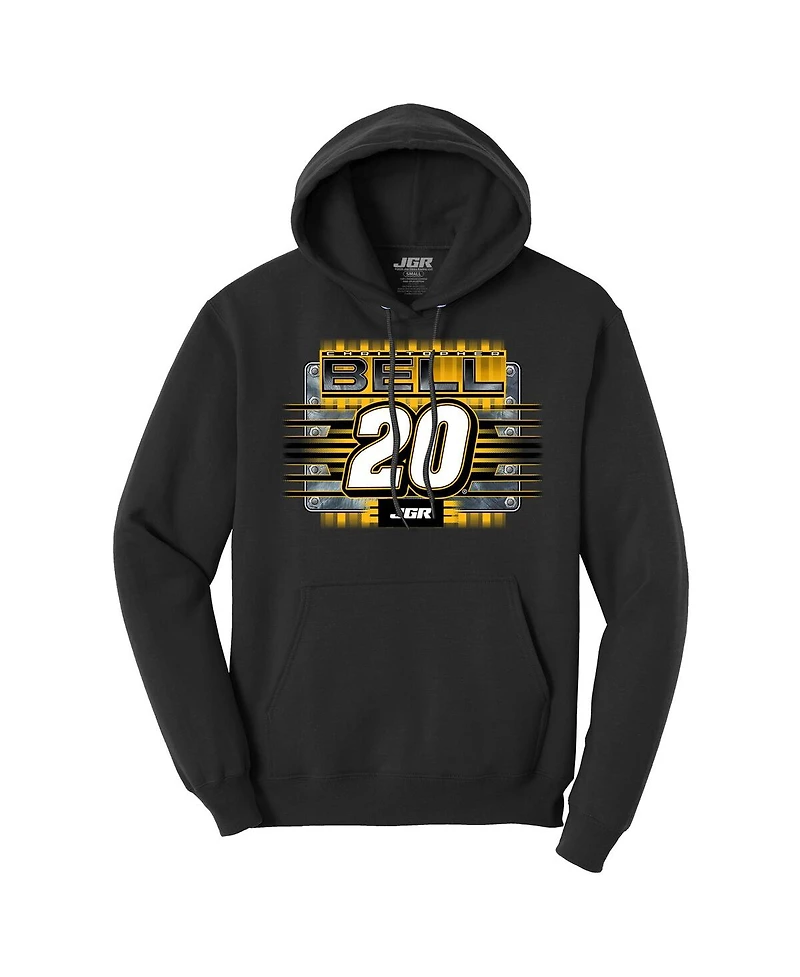 Joe Gibbs Racing Team Collection Men's Charcoal Christopher Bell Dewalt Pullover Hoodie