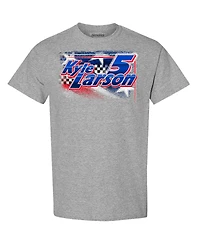 Hendrick Motorsports Team Collection Men's Heather Gray Kyle Larson T-Shirt
