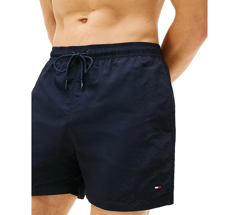 Tommy Hilfiger Men's Long Drawstring 7" Swim Trunks
