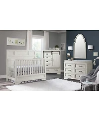 Westwood Design Foundry Traditional Wood Bed Rails in White Dove