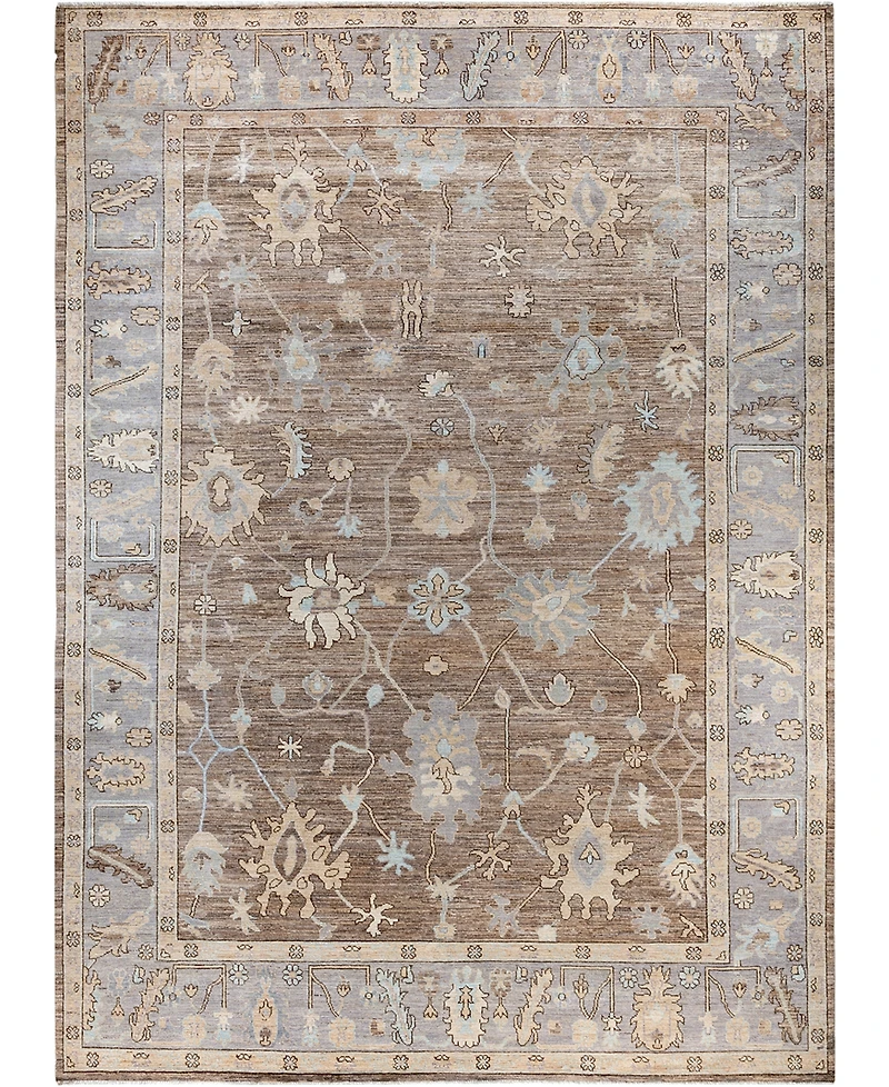Adorn Hand Woven Rugs Colorful Oushak M1945 9'9''x13'8'' Area Rug