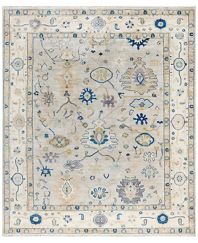 Adorn Hand Woven Rugs Colorful Oushak M1945 8'3''x9'8'' Area Rug