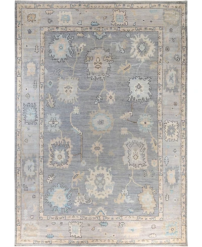 Adorn Hand Woven Rugs Colorful Oushak M1945 10'x14' Area Rug