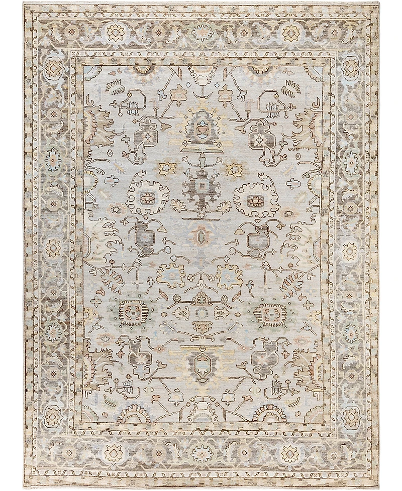 Adorn Hand Woven Rugs Colorful Oushak M1945 9'2''x12'3'' Area Rug