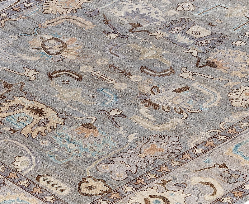 Adorn Hand Woven Rugs Colorful Oushak M1945 9'x11'7'' Area Rug