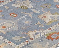 Adorn Hand Woven Rugs Colorful Oushak M1945 9'x11'9'' Area Rug