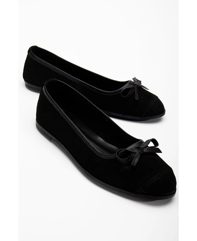 Brooklyn Leather Ballerina Flats