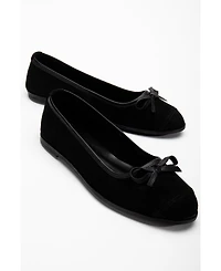 Brooklyn Leather Ballerina Flats