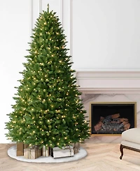 Puleo 7.5FT Pre-Lit Franklin Fir Artificial Christmas Tree