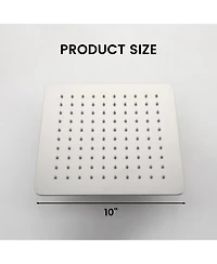 Inch Square 304 Stainless Steel Rain Shower Head