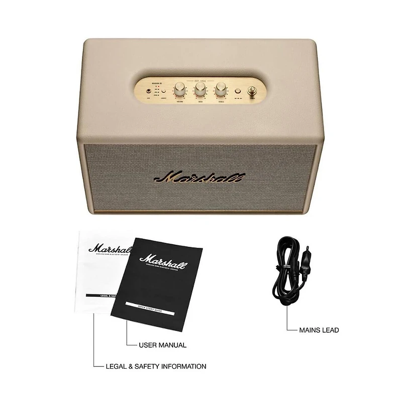 Woburn Iii Bluetooth Speaker - Cream