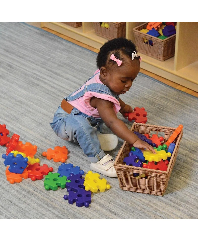 Joyn Toys Jumbo Hexagon Manipulative Set - 48 Pieces
