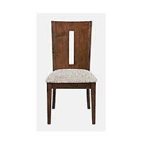 Urban Icon Contemporary Slotback Upholstered Dining Chair (Set of 2)