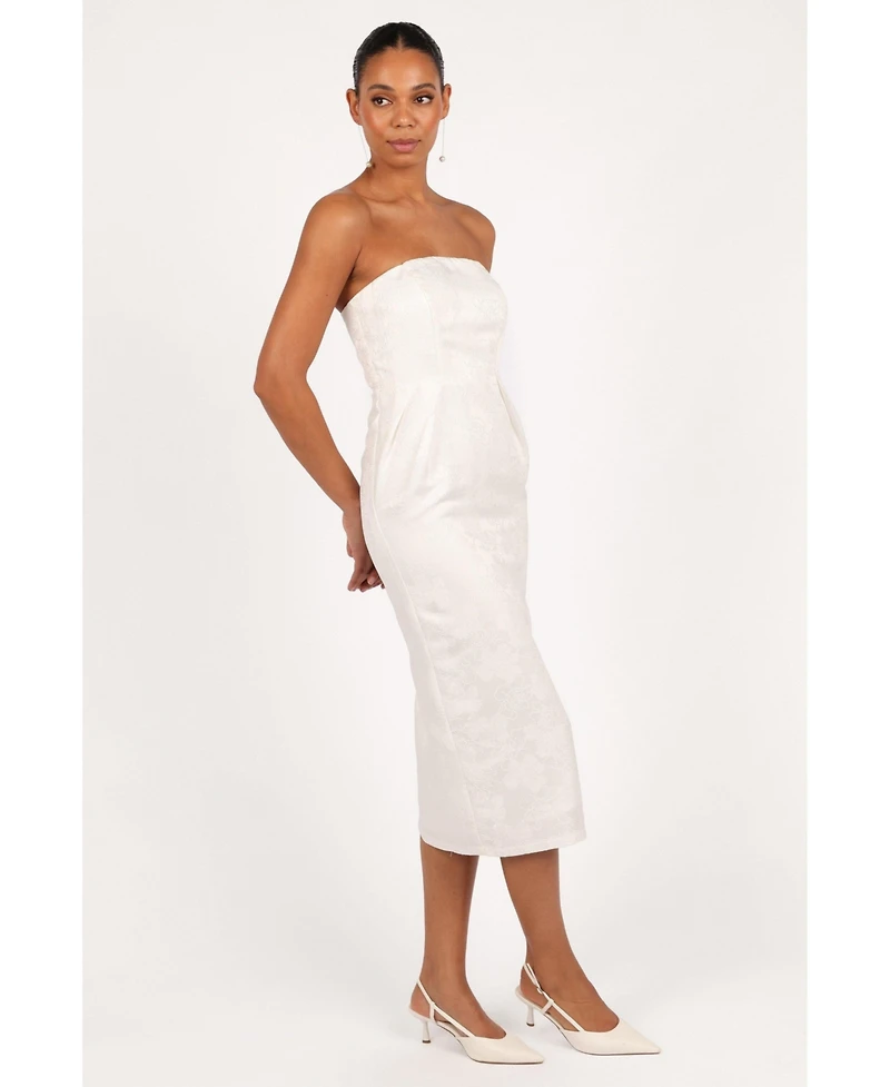 Petal and Pup Women's Avah Strapless Midi Dress