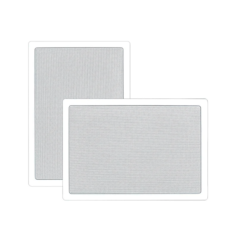 Pyle PDIW65 6.5" In-Wall/In-Ceiling 2-Way Stereo Speakers - Flush Mount, White, Pair