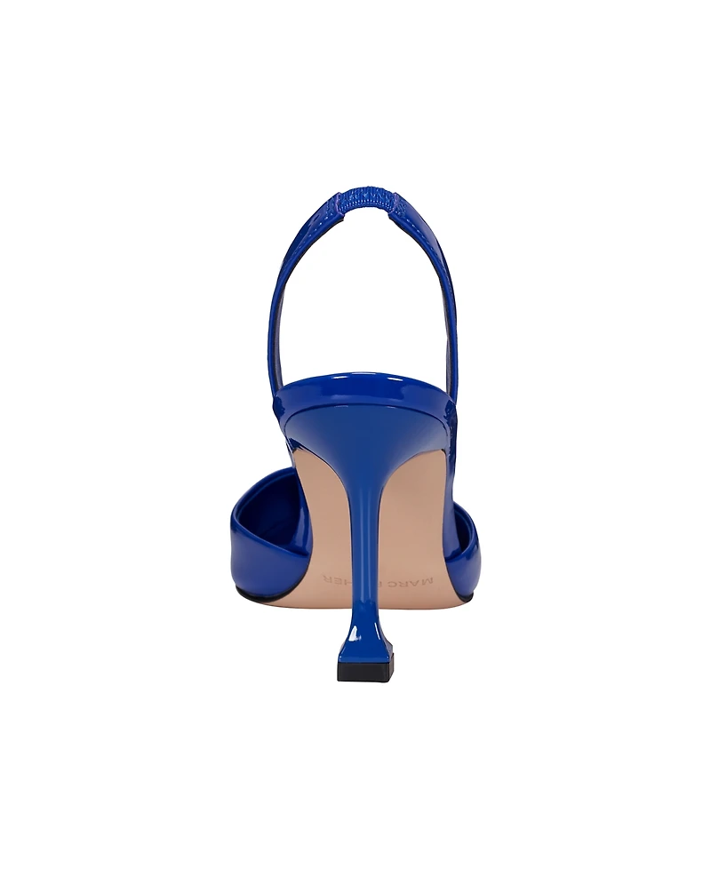 Marc Fisher Women's Hadya Pointy Toe Stiletto Slingback Pumps