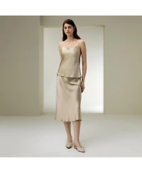 Lilysilk Women's Double-Faced Silk Charmeuse Camisole