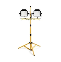 100 W 10 000 lm Led Dual-Head Work Light with Stand