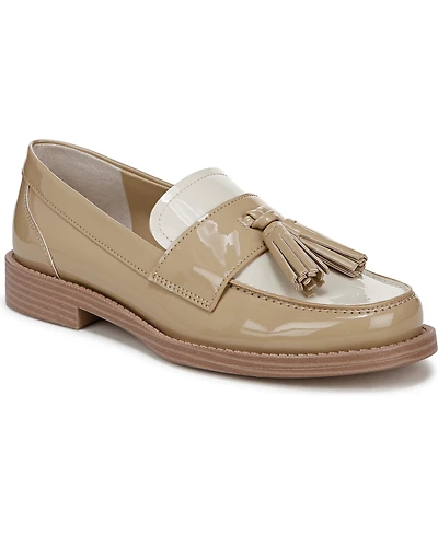 Franco Sarto Women's Lucia Round Toe Low Profile Tassel Loafers