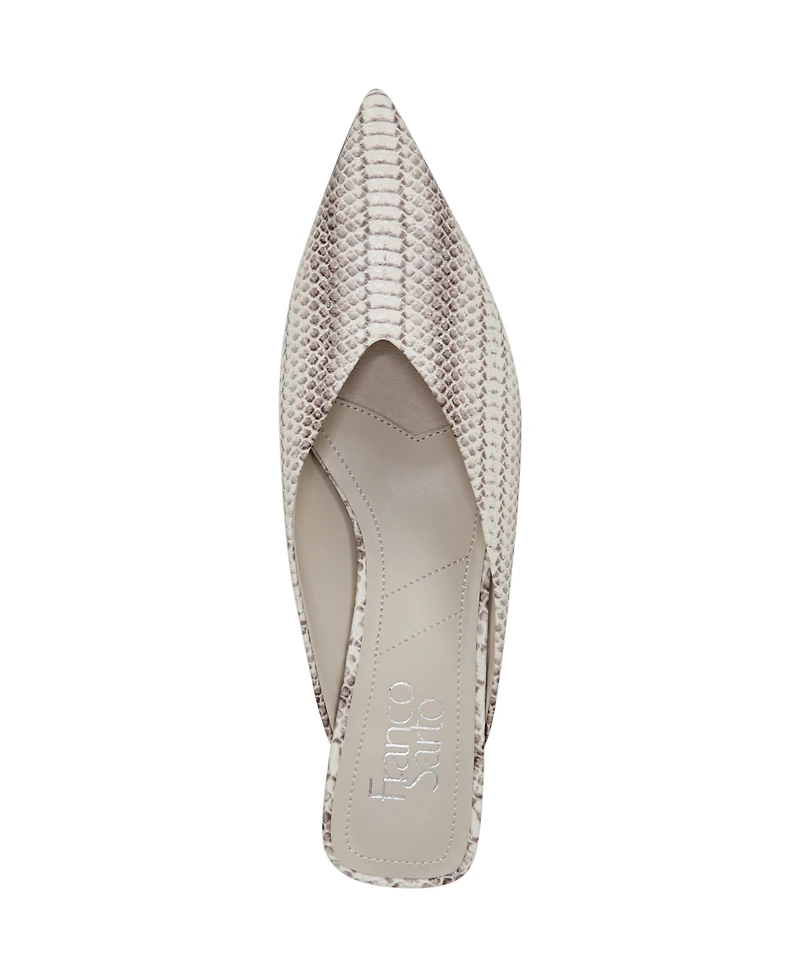 Franco Sarto Women's Jayda Pointed Toe Kitten Heel Mules