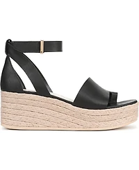 Franco Sarto Women's Tyla Open Square Toe Espadrille Platform Sandals