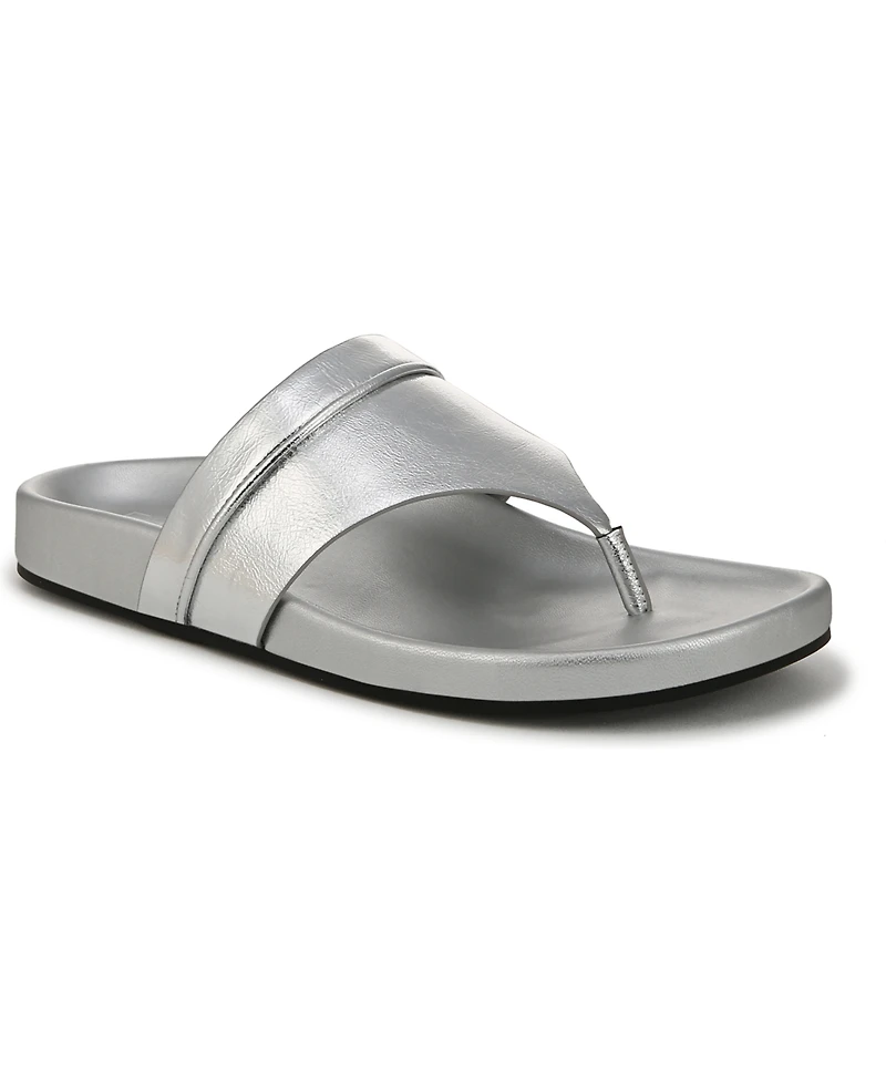 Franco Sarto Women's Brooks Open Round Toe Thong Sandals