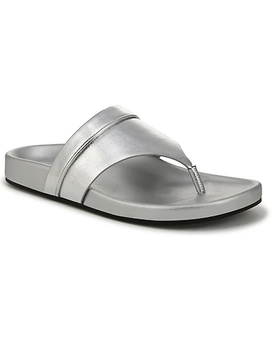 Franco Sarto Women's Brooks Open Round Toe Thong Sandals