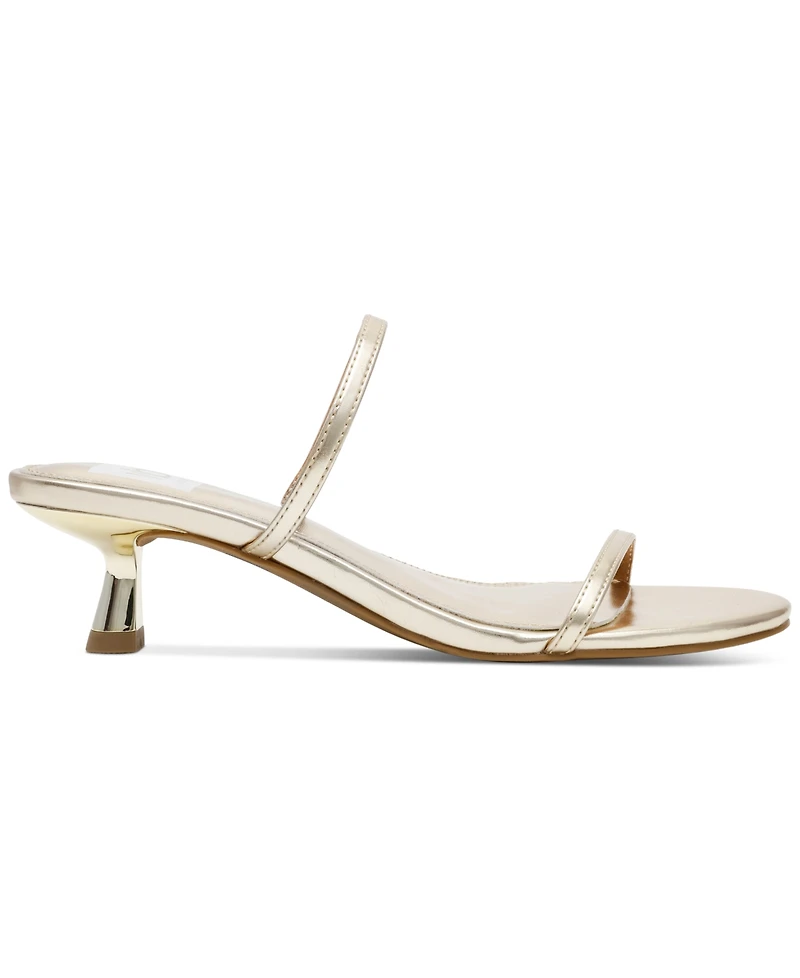 Dv Dolce Vita Women's Darcee Slip-On Kitten-Heel Dress Sandals