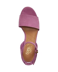 Franco Sarto Women's Celeste 2 Open Toe Strappy Wedge Sandals