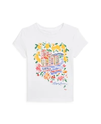 Polo Ralph Lauren Toddler and Little Girls Jersey Graphic T-Shirt