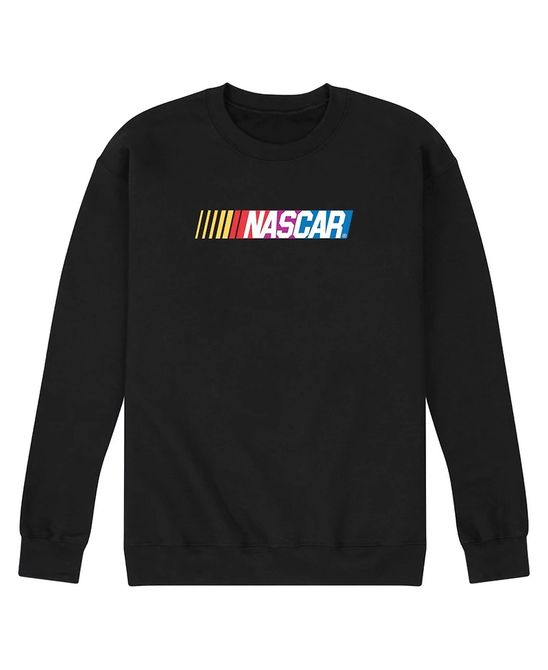 Airwaves Men's Nascar Logo Long Sleeve Fleece T-Shirt
