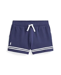 Polo Ralph Lauren Toddler and Little Girls Striped Stretch Mesh Shorts