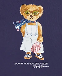 Polo Ralph Lauren Big Girls Polo Bear Jersey T-Shirt
