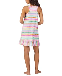 Cuddl Duds Women's Sleeveless Ruffled-Hem Chemise