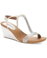 Style & Co Women's Mulan Embellished Wedge Sandals, Created Macy's