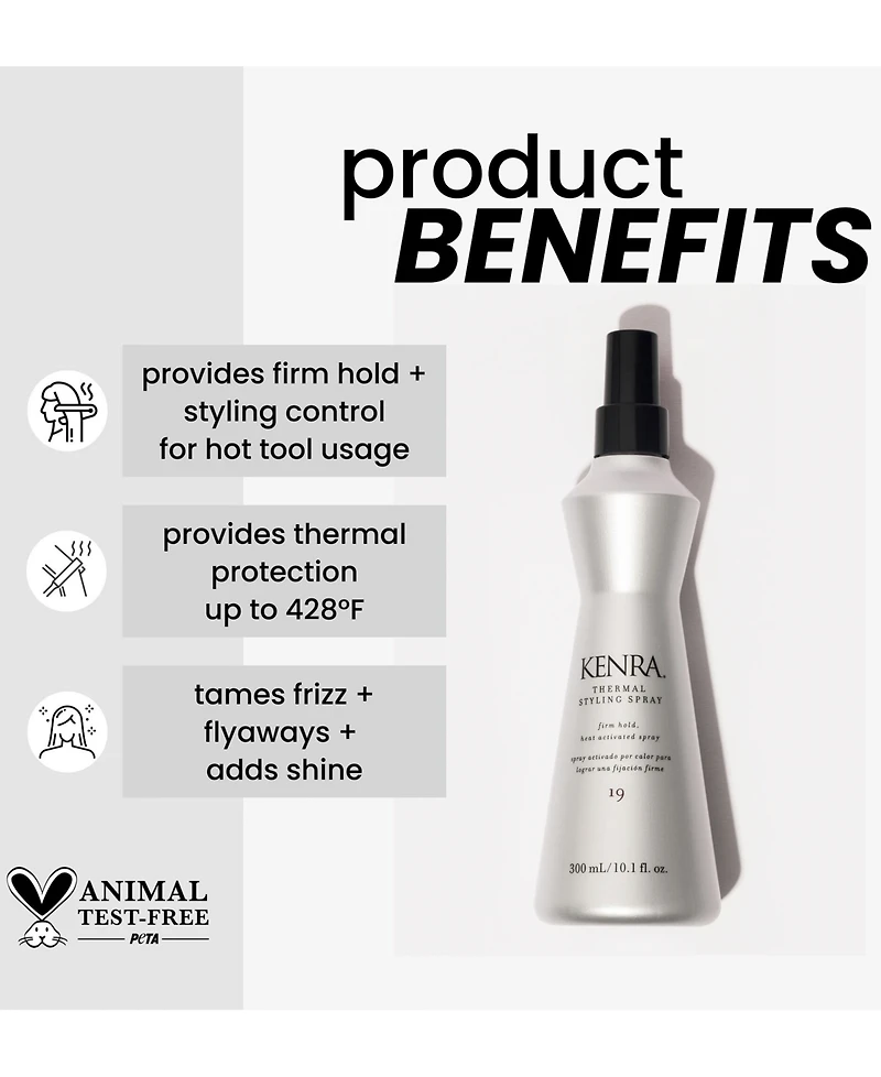 Kenra Professional Thermal Styling Spray 19, 10.1oz