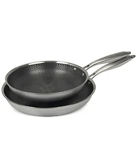 Sedona Kitchen Glidesteel Stainless Steel Nonstick 2-Pc. Frypan Set