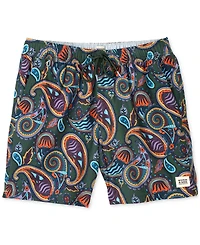 Scotch & Soda Men's Miami Ice Paisley Swim Trunks