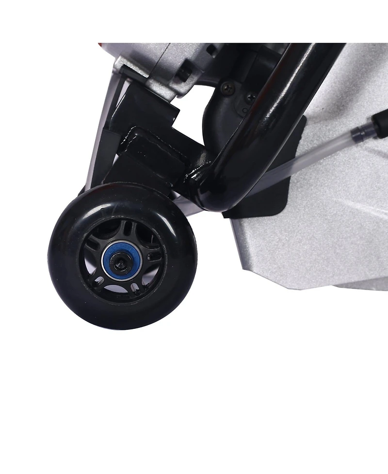 Electric 14" Cut Off Saw Wet/Dry Concrete Saw Cutter Guide Roller with Water Line Attachment 3000w without blade