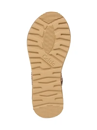 Celtic & Co. Braid Trim Shearling Slippers