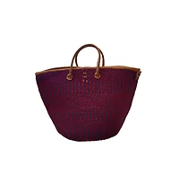 Resilient Handmade Sisal African Basket Tote Bag
