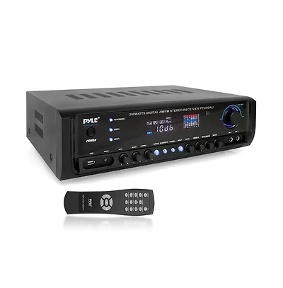 Pyle 300W Digital Home Theater Stereo Receiver - PT390AU