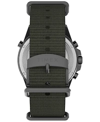 Timex Men's Quartz Analog Green Nylon Watch, 43mm